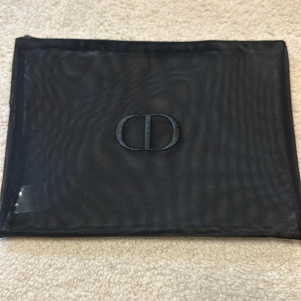 Dior Mesh Cosmetic Bag